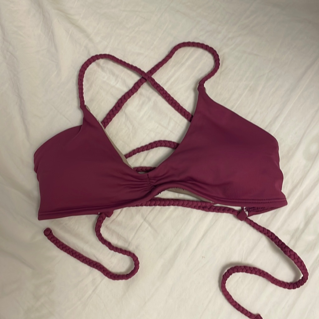 Midori Keira Top | Maroon/Pink